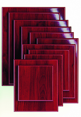 Holztafel Mahagoni-Look