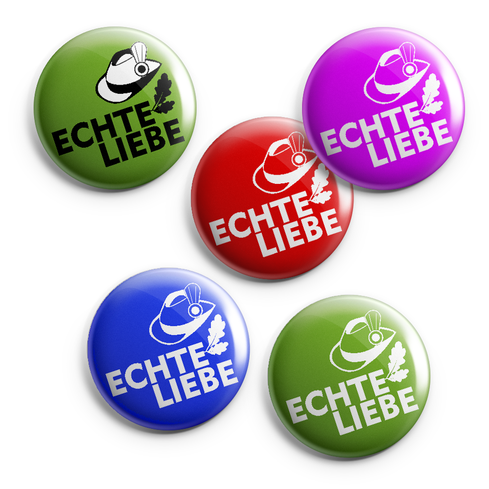 Button Echte Liebe Button Echte Liebe