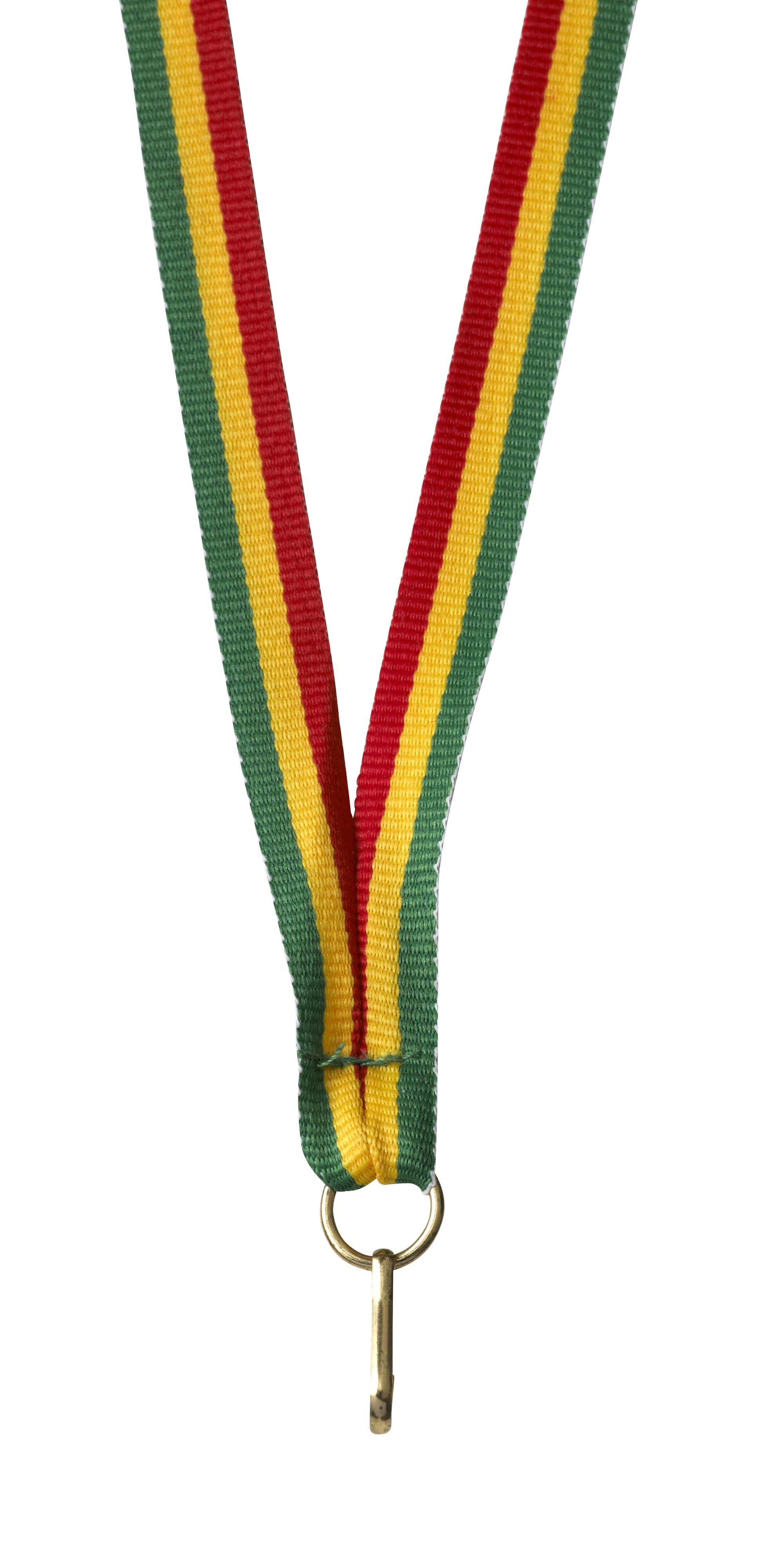 Medaillenband rot-gelb-grün