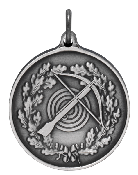 Medaille altsilberfarbig Medaille altsilberfarbig