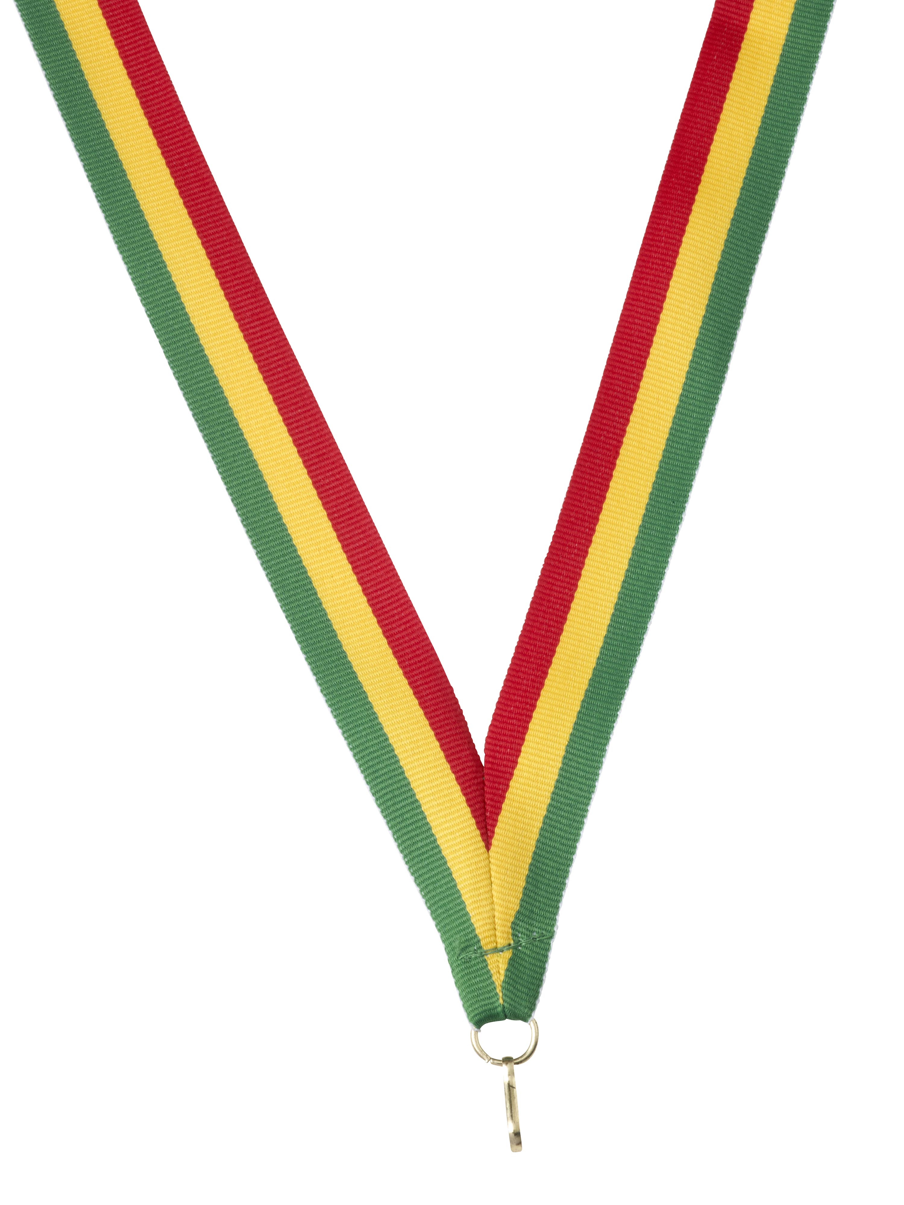 Medaillenband rot-gelb-grün