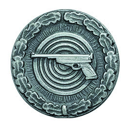 Schützenabzeichen versilbert Schützenabzeichen versilbert