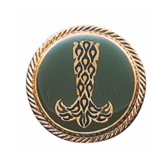 auflage_abzeichen_deumer_72906-10_schwanz Auflage Schwanz vergoldet mit langer Nadel
