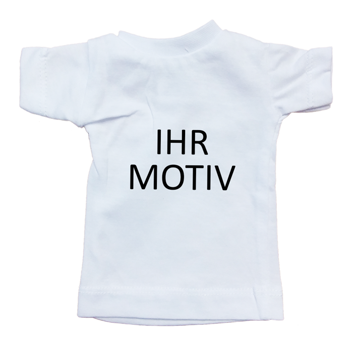 Flaschenshirt weiß mit individuellem Motiv Flaschenshirt weiß mit individuellem Motiv