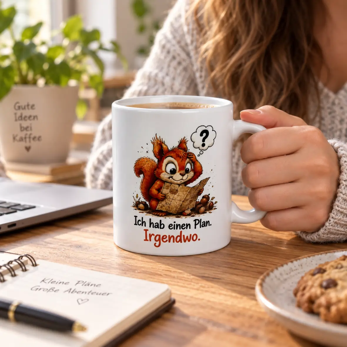 Kaffeetasse, Kleiner Nager, Squirrel, Becher, Kaffeemotiv