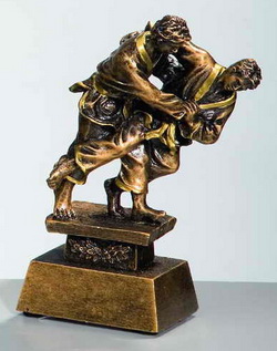 Resinfigur 2 Judo-Kämpfer - Höhe 120 mm Resinfigur 2 Judo-Kämpfer - Höhe 120 mm