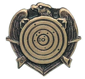 Schützenabzeichen versilbert