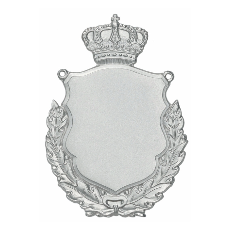 Königsschild versilbert Königsschild versilbert