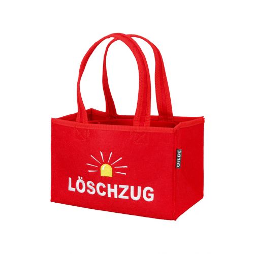 Filz Flaschentasche Löschzug Filz Flaschentasche Löschzug