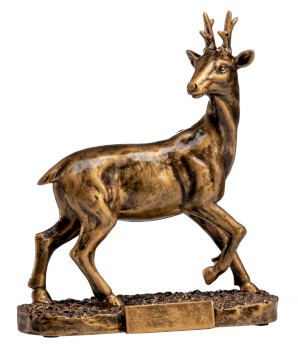 Resinfigur Rehbock - Höhe 215 mm