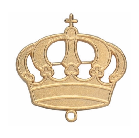 Krone vergoldet Krone vergoldet