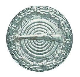 Schützenabzeichen versilbert
