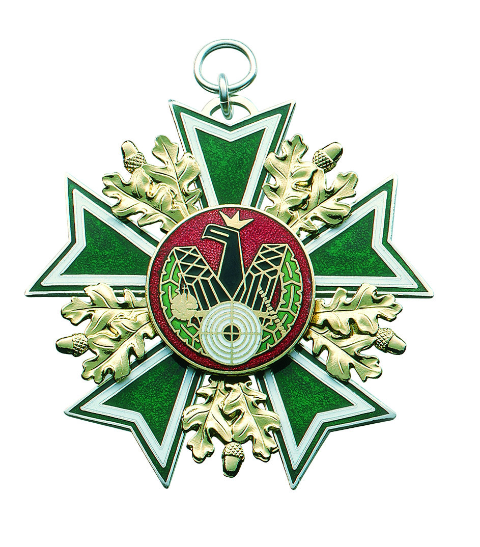 Orden mit "Adler" versilbert mit Öse und Ring Orden mit "Adler" versilbert mit Öse und Ring